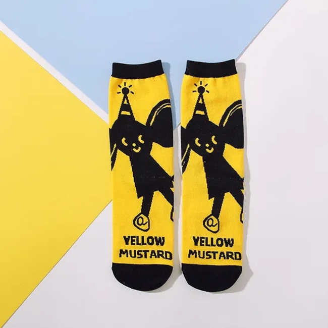 King of Song Series Socks Girls New Illustration Literature MID-Calf Socks Summer Sweat Breathable Socks