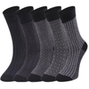 Custom Logo High Quality Men Women Bamboo Calcetines Socken Sokken Patterned Premium Delicate Classic Formal Business Dress Crew Socks