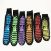 Non Slip Polyester Child Socks Indoor Playground Gymastic Bounce Grippy Trampoline Socks