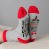 Christmas Socks Snowman Santa Cartoon Holiday Socks Adult Stocking