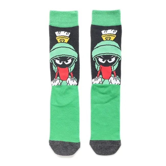 Men′s Trendy Cartoon Breathable Casual Street Style Crew Socks for All Seasons