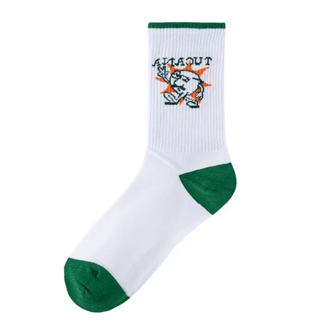 Customized Ins Couple Socks for Children, Autumn and Winter Combed Cotton, Student Sports Socks, Men′s Socks, MID Tube Trendy Socks