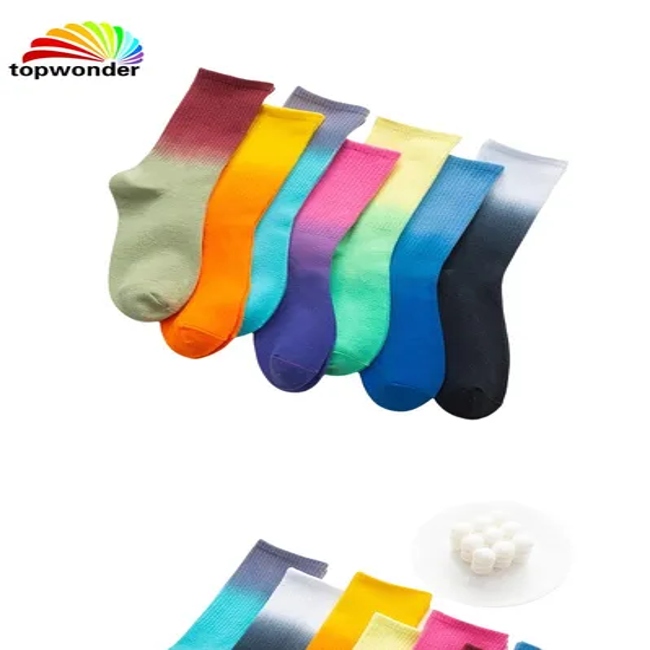 Customize All Sorts of Colorful Sock Casual Sock Fashion Sock Tiedye Sock Sports Sock in Many Colors Sizes and Material for All Ages