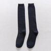 Premium Black Long Cotton Calf Socks for Breathability