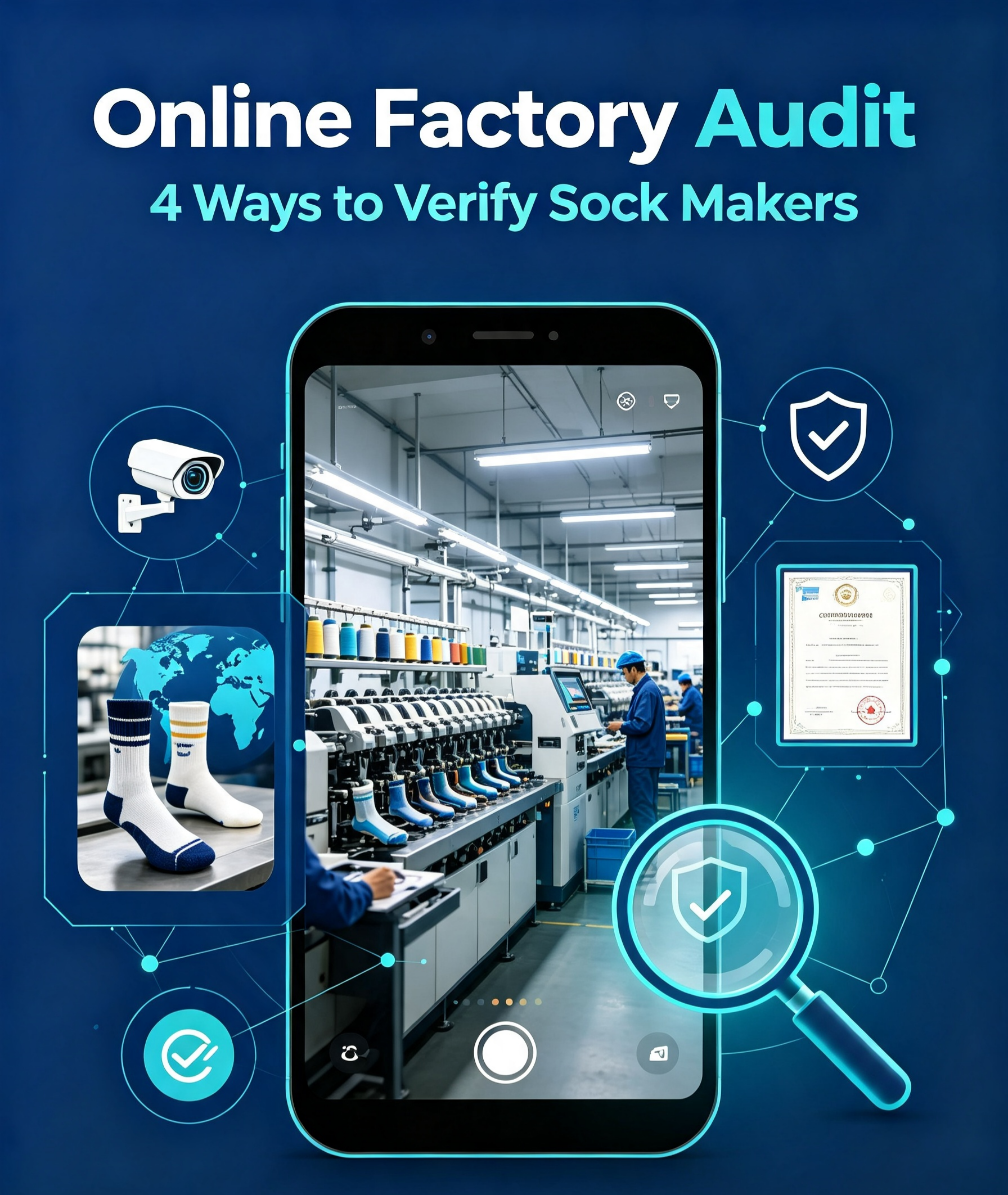 4 Complete Online Verification Processes to Audit Socks Manufacturers Without Factory Visits