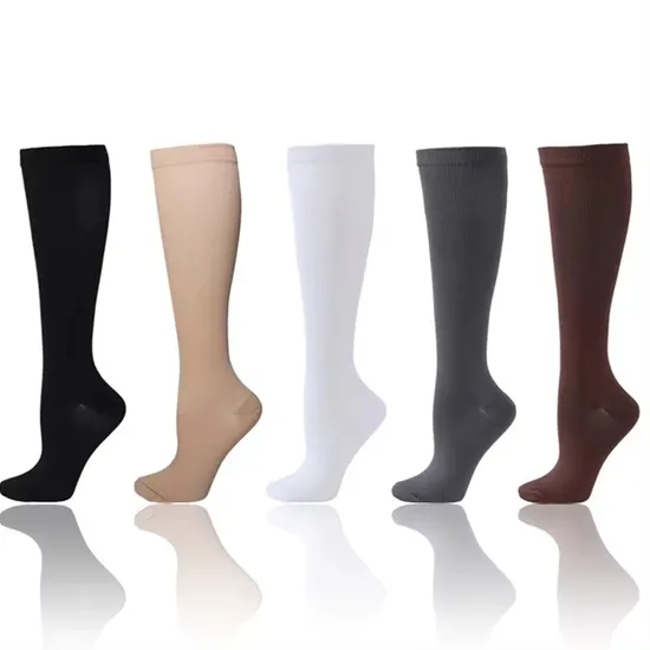 High Quality Women and Men Compression Socks Medical Nurse Running Socks