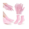 Silicone Moisturizing Socks & Gloves for Intensive Hydration, Roughness Relief & Callus Treatment, Hydrating Skin Care Socks for Dry