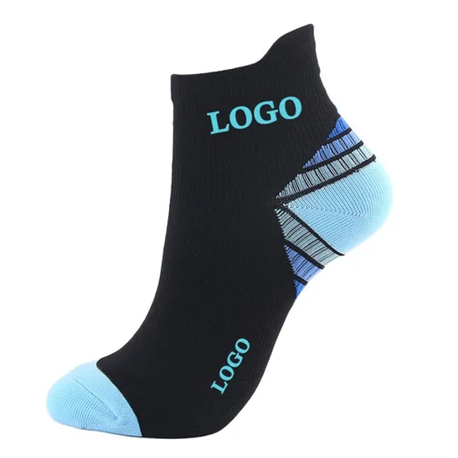 Men Top Quality Customized Logo Nylon Sustainable Sports Socks Fashion Spring Summer Athletic Socks