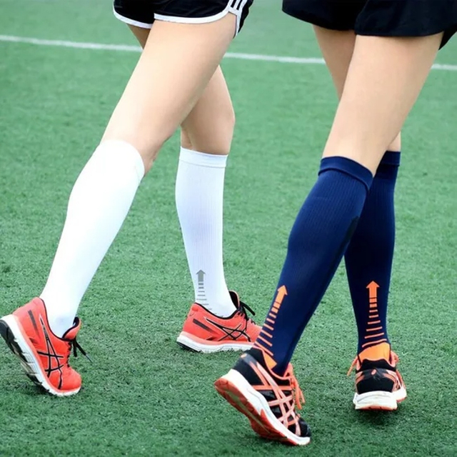 1/3/4 Pairs Compression Socks 20-30 Mmhg Soccer Football Stockings Knee High Thigh Golf Tube Socks Outdoor Running Fitness Socks