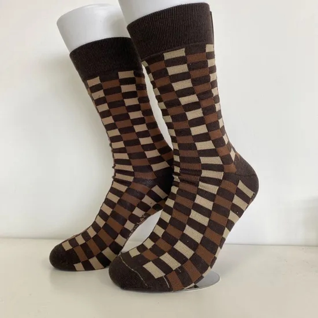 Unisex Man Compression Wave Point Basketball Crew Sock Sports Sock