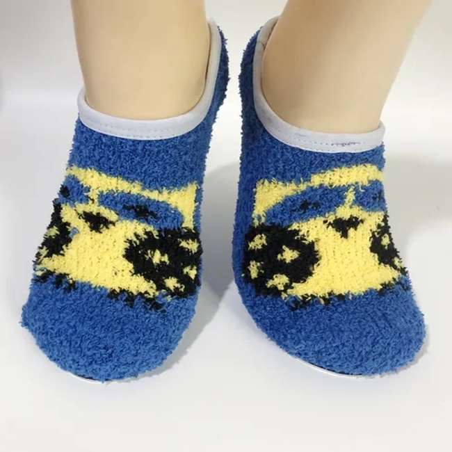 Custom Women Girls Fuzzy Winter Warm Christmas Indoors Slipper Socks Cute Cat Claw Soft Home Sleeping Socks