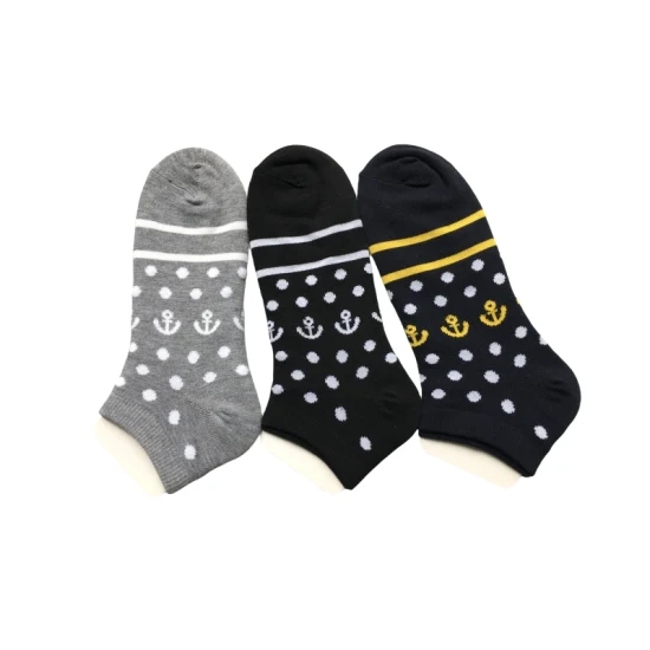 Summer Anti Bacterial Mens Colorful Blend Short Basic Casual Breathable Cool Cotton Stripe Block Trainer Liner Socks