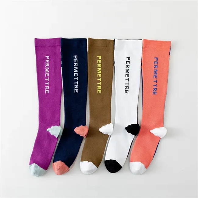Wholesale Professional Outdoor Sports Running Fashion Compression Socks Long Tube