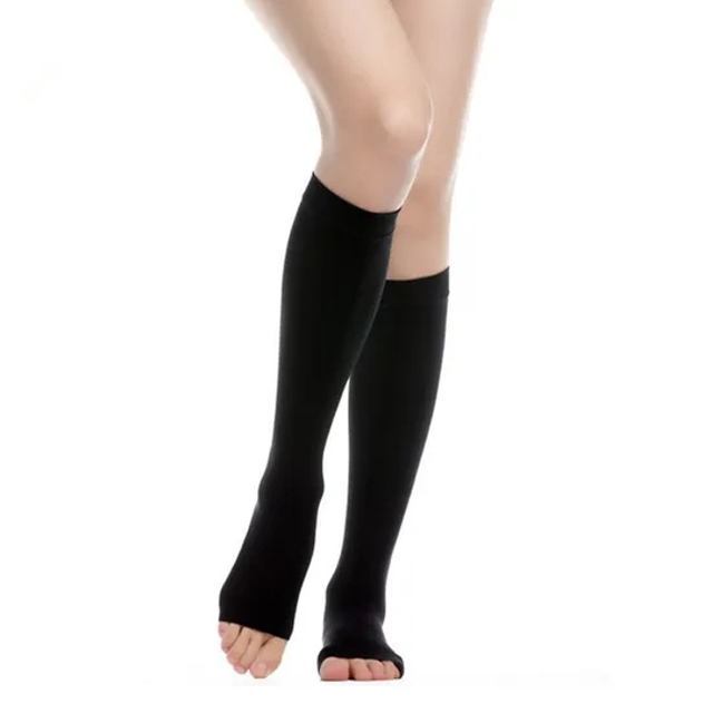 Medical Compression Leaky Toe Socks for Men and Women