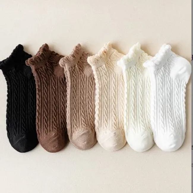 Fashion Plain Summer Ankle Socks