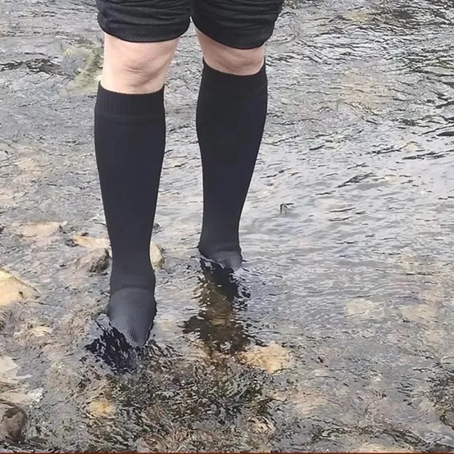 Knee High Water Proof Packaging Breathable Men Women Wholesale Sport Skiing Socks
