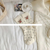 Autumn Winter Women s Mid Calf Socks Comfortable Warm Velvet Crew Length Thickened Cute Dog Print Soft Delicate Velvet