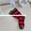Custom Rose Pink Crew Socks Red Girl Diamond Socks Comfortable Double Needle Women s Socks