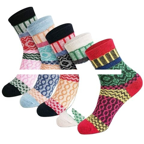 Wholesale Women s Socks Warm Thick Soft Wool Socks Christmas Gift Cozy Crew Socks for Women