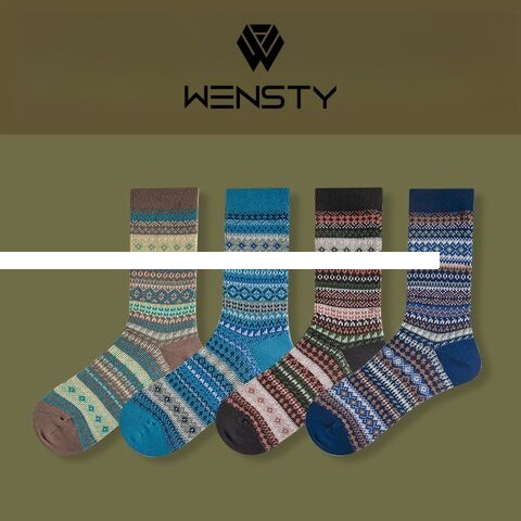 Wholesale Personality Cozy Warm Hip Hop Street Style Custom Letter Socks logo Ribbed Crew socks