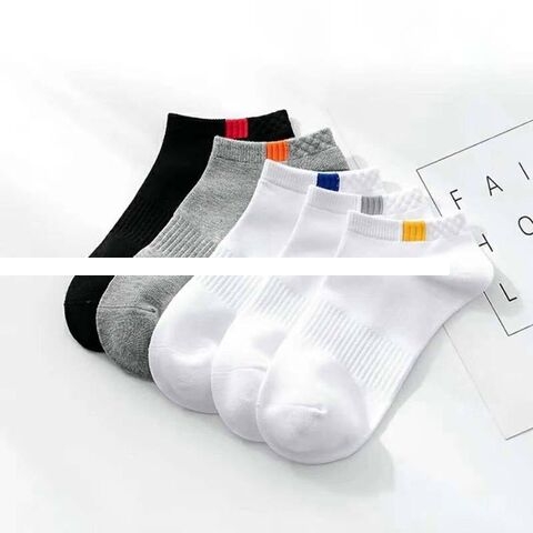 High Quality Custom Logo Design Pattern Low MOQ Wholesale Ankle Crew Mid tube Cotton Socks Wholesale Men s Terry Sports Socks