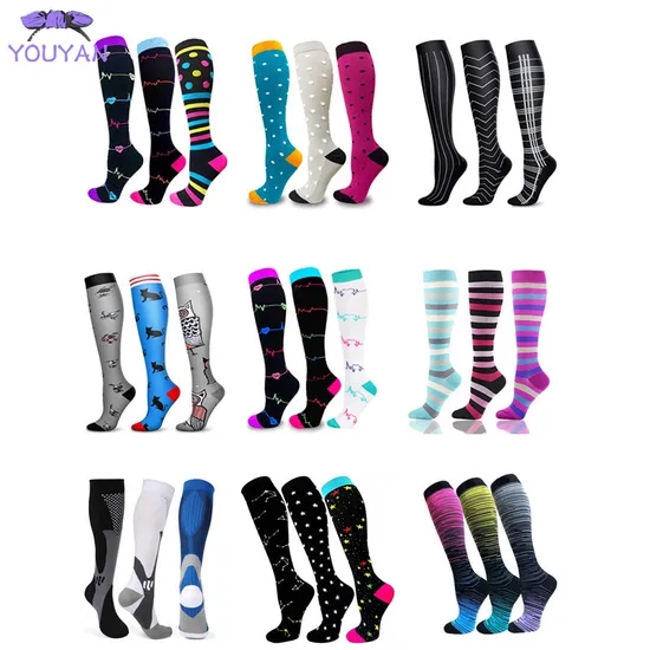 Multi Pairs Dropshipping Compression Stockings Unisex Varicose Veins Socks Medical for Men & Women Nurse Running Flight Travels