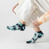 Comfortable Cotton Compression Socks with Trendy Tie Dye Design