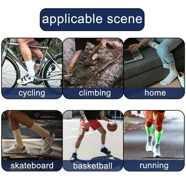 Sustainable Design Logo Crew Cotton Cushion High Quality Customised Compression Grip Custom Socks