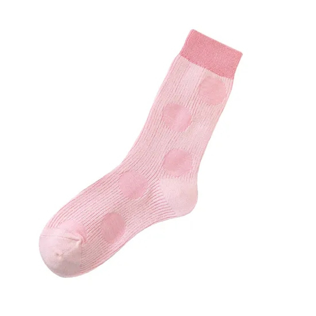 Stylish Compression Cotton Crew Socks for Women - OEM Logo