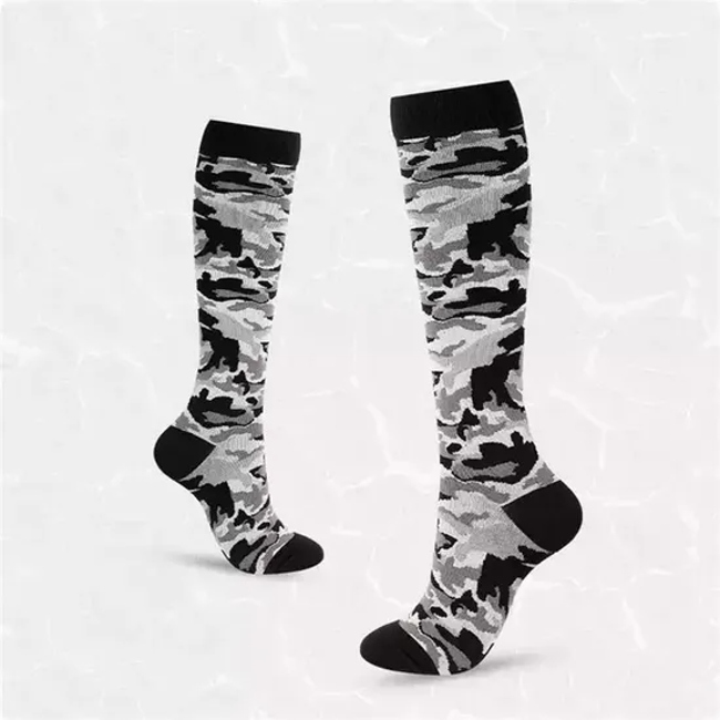 Running Athletic Knee High Fancy Medical Custom Sports Compression Socks