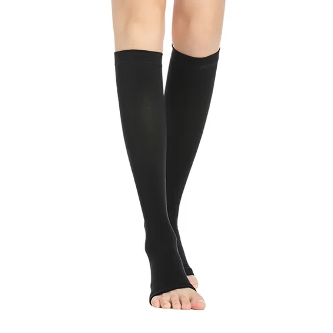 Medical Grade Socks with Toe Coverage Professional Manufacturer Post Surgical Socks Post Recovery Surgical Varicose Veins Thigh High Compression Garment