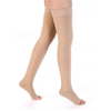 Breathable Open Toe Thigh High Varicose Veins 23-32 Mmhg Viscous Vein Medical Compression Socks