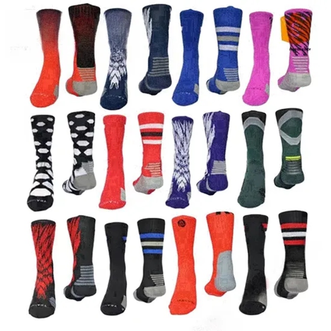 Wholesale Custom Sports Cotton Socks Printed Compression Sport Socks