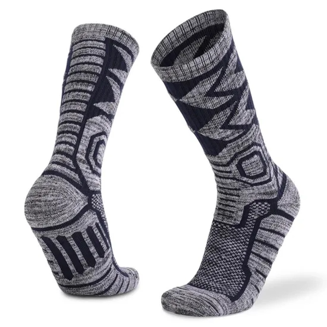 High Quality Compression Socks Men Hiking Socks OEM Winter Padded Towel Socks