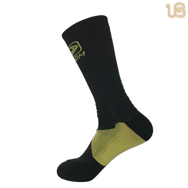 Men′s Cotton Function Basketball Compression Sport Sock