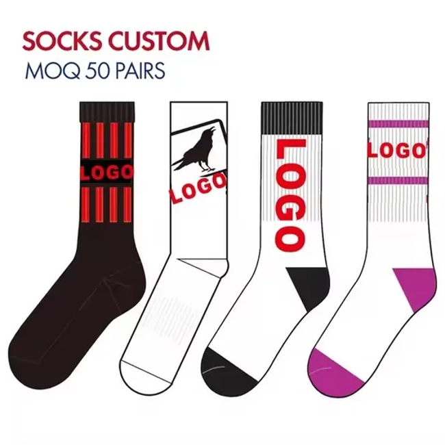Custom Football Leg Sleeves Calf Compression Football Sock Sleeve Scrunch Cut Sleeve Football Socks for Men