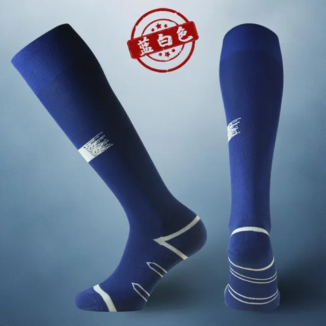 Customized ODM Long Tube Football Socks for Men, Thick Towel Bottom Training Sports Socks