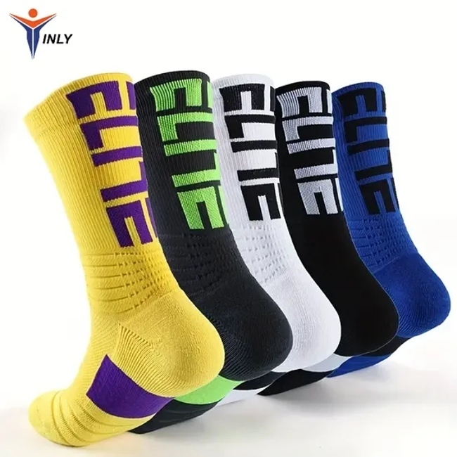 Professional Factory Custom Men Basketball Socks Football Sock More Durable Breathable Sock Quality Sport Socks