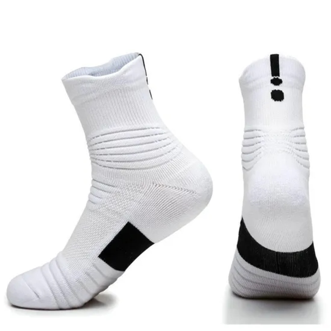 Custom Logo Outdoor Bicycle Basketball Sweat Absorption Anti Slip Elite Sport Socks