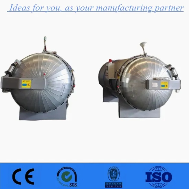 Fully Automated Rubber Vulcanization Autoclave with Indirect Steam Heating