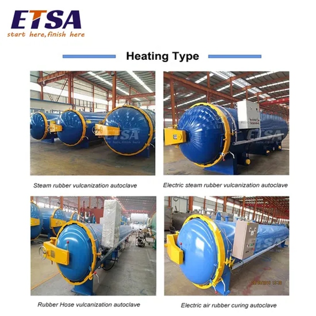Steam/Electric Heating Rubber Vulcanization Autoclave for Rubber Roller