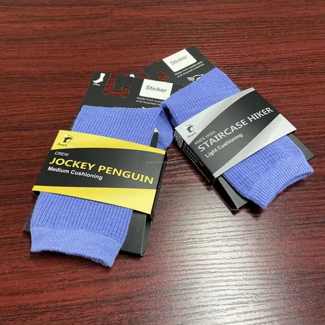 Stylish Custom Socks with Unique Branding and Packaging