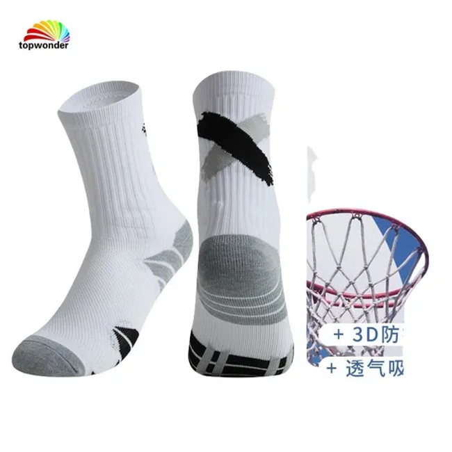 Customize All Types of Dry-Fit Basketball Football Running Cycling Sports Sock at Low Price and High Quality