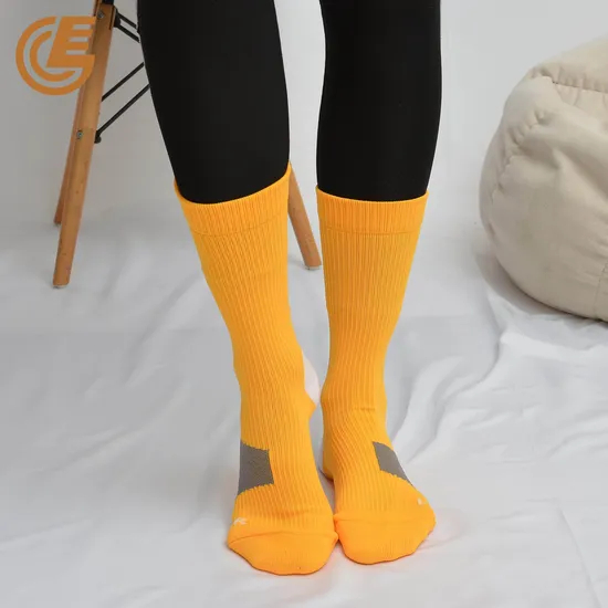 Custom High Quality Elasticity Anti-Slip Athletic Basketball Compression Socks