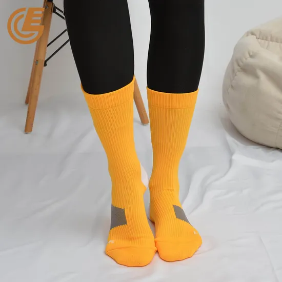 Custom High Quality Elasticity Anti-Slip Athletic Basketball Compression Socks