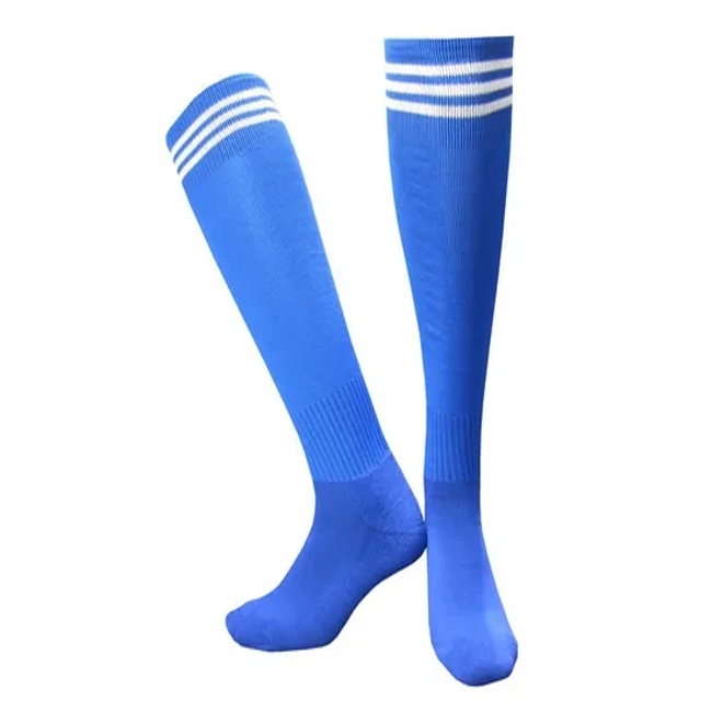 Trendy Yellow Stripe Soccer Socks for Men - Comfortable Sports Wear