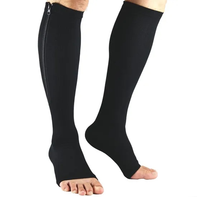 Custom Women Medical Compression Stockings with Zipper