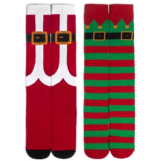 Christmas Colorful Patterned Winter Compression Fancy Novelty Soft Socks