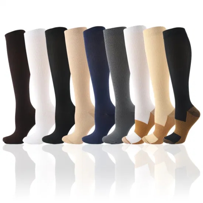 Men Sports Cotton Compression Football Elastic Pantyhose Stockings Socks