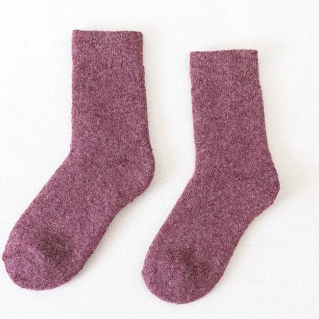 Winter Comfortable Soft Warm Thick Knitting Wool Socks.